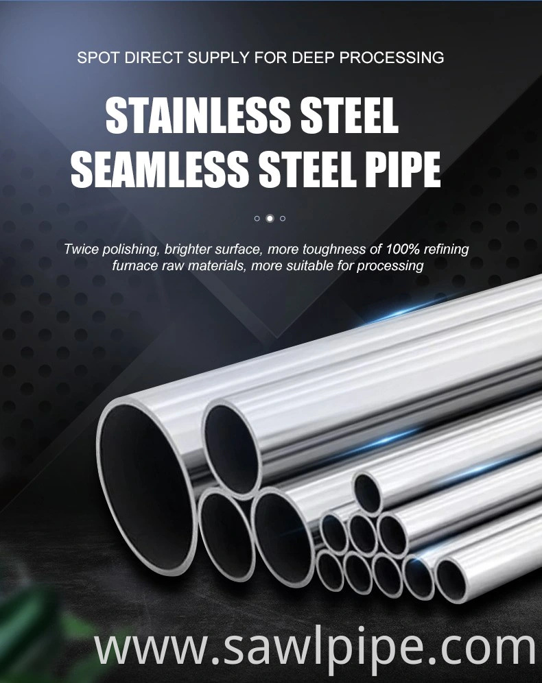 ASTM 304L Stainless Steel Welded Pipe Sanitary Piping Price Stainless Steel Tube/Pipe